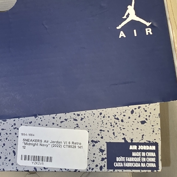 Midnight NAVY AIR JORDAN 6 ( GREAT CONDITION) - Picture 13 of 15